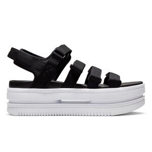 Nike Icon Black and White Sandals